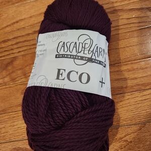 Cascade Yarns ECO+ Deep Plum Wool Yarn